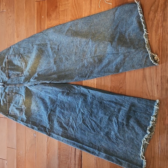Dazy High- Waise Wide-Leg Blue Jeans - Picture 3 of 12